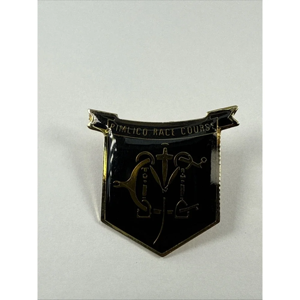 Pimlico Race Course lapel pin home of the Preakness Stakes Historical Horse race